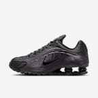 NIKE SHOX R4 ブラック 10 (UK) Nike Shox R4 Black Metallic Silver (2018/2024) Men's